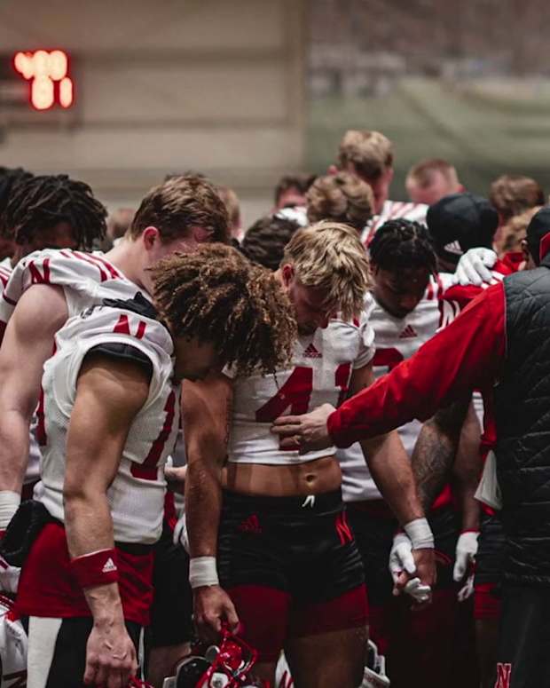 2023-03-20 Monday Nebraska football spring practice No. 1